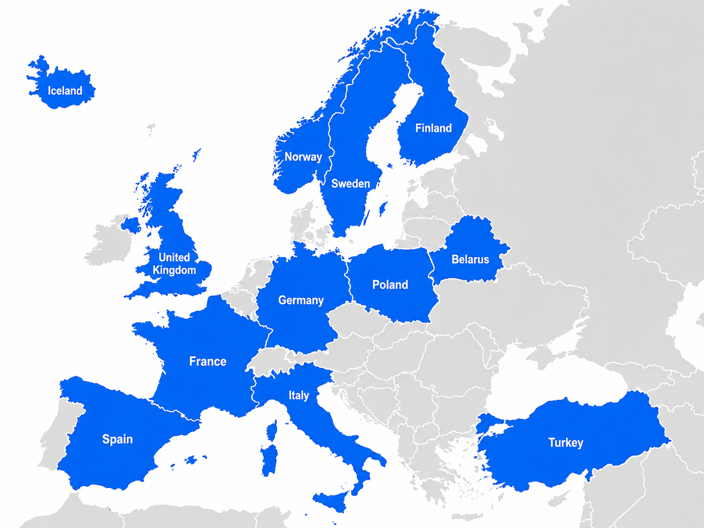 Map from the European image geolocation repository